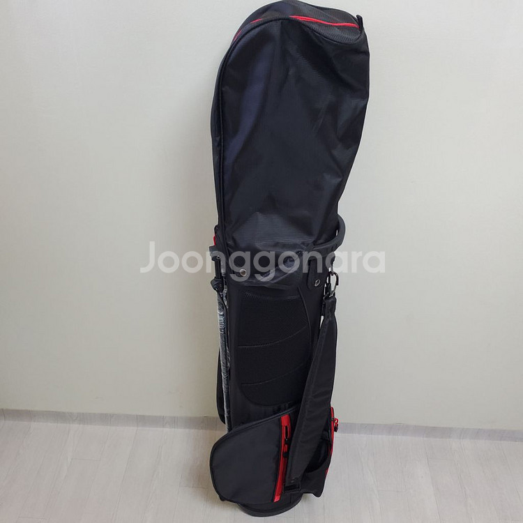 미사용품 골프백 스탠드 캐디백 골프가방 블랙 레드 가방--0