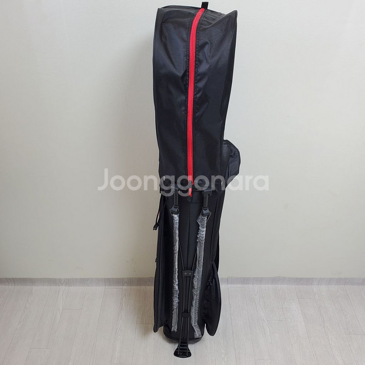 미사용품 골프백 스탠드 캐디백 골프가방 블랙 레드 가방--1