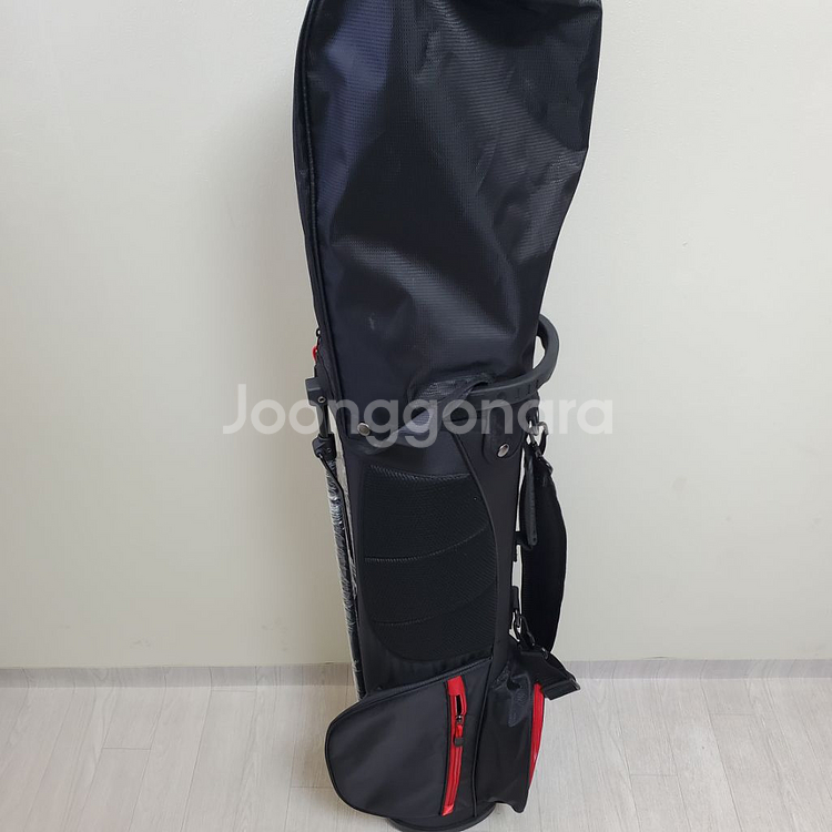 미사용품 골프백 스탠드 캐디백 골프가방 블랙 레드 가방--9