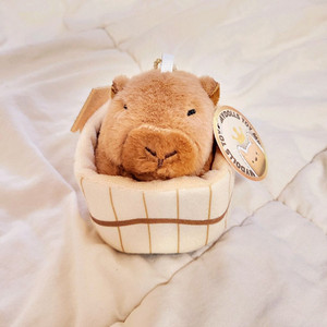 카피바라 목욕탕 온천 키링인형
