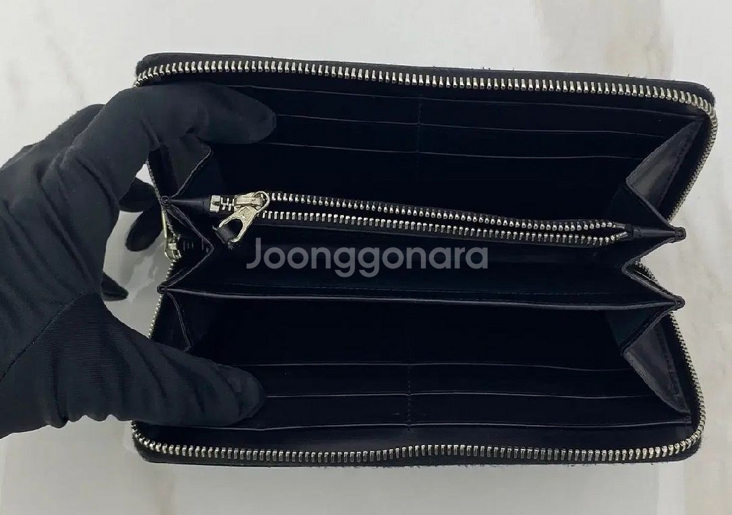 [Balenciaga]발렌시아가 메탈 레더 장지갑 급처--2