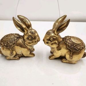 토끼한쌍 동브론즈