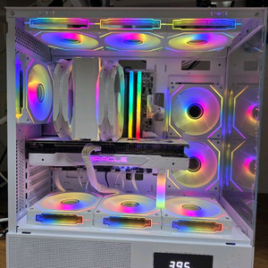 화이트 PC컴퓨터 9600x, 4070Super