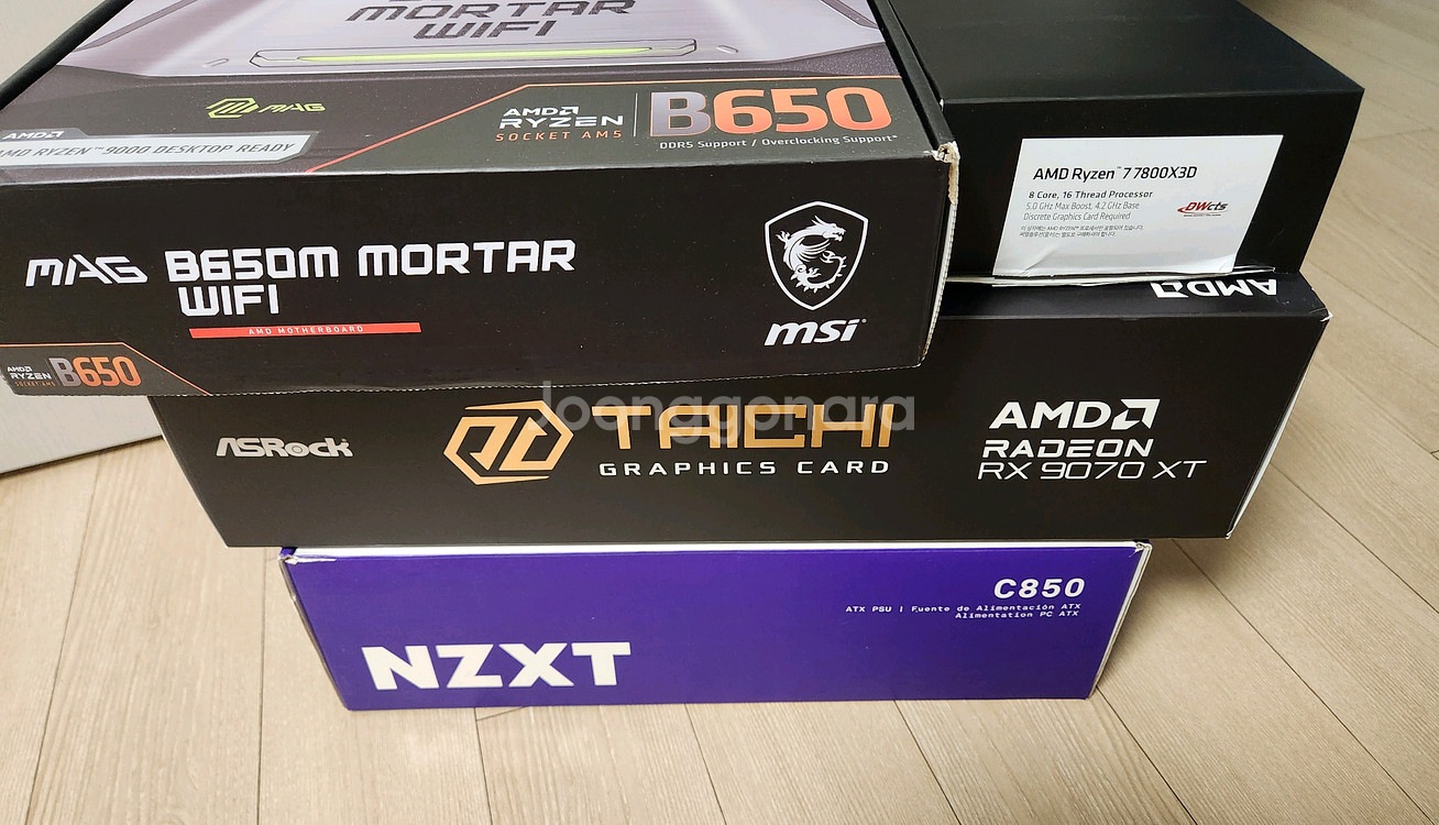 7800x3d 9070xt taichi 컴퓨터 본체--3