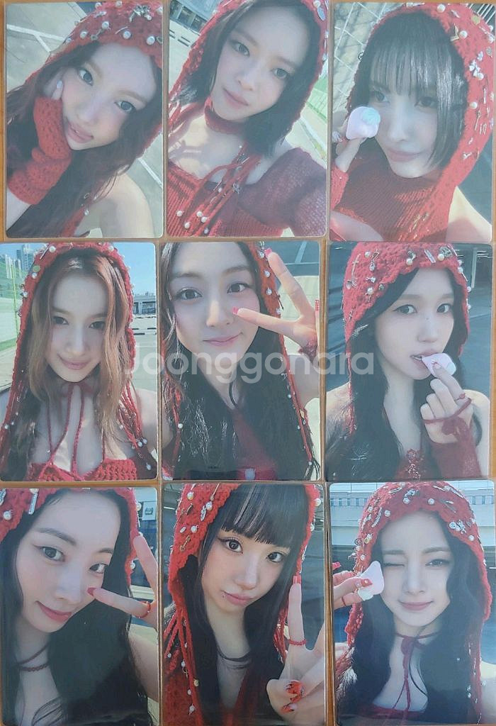 트와이스 디스이즈포 콘서트 디이포 입장포카 풀세트 막콘--0