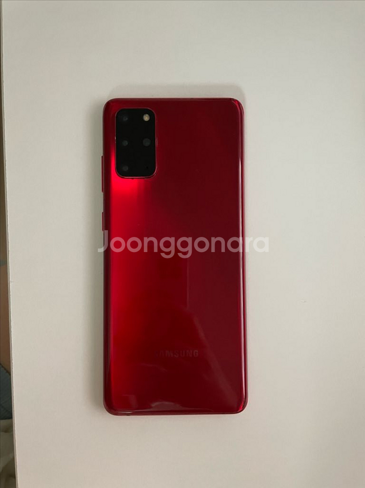 갤럭시 자급제 s20+ 256G 레드(정상해지 공기계)--0