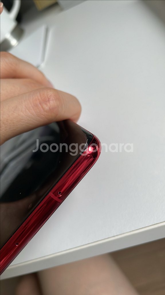 갤럭시 자급제 s20+ 256G 레드(정상해지 공기계)--7