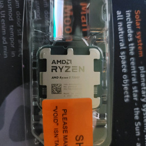 AMD 라이젠 5 7500F CPU 새상품
