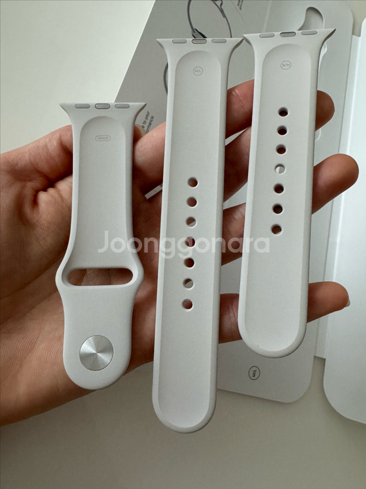 애플워치7 스테인레스 실버 41mm 셀룰러 풀박스--3
