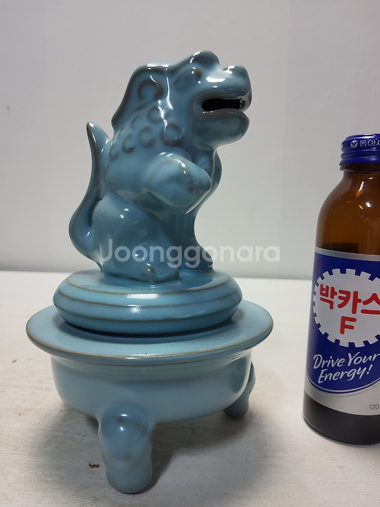 정요청자 해치문 향로 높이17cm 무게472g 할인중--0