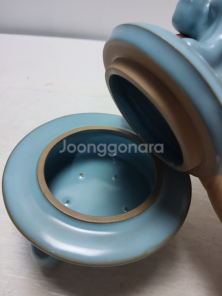 정요청자 해치문 향로 높이17cm 무게472g 할인중--2