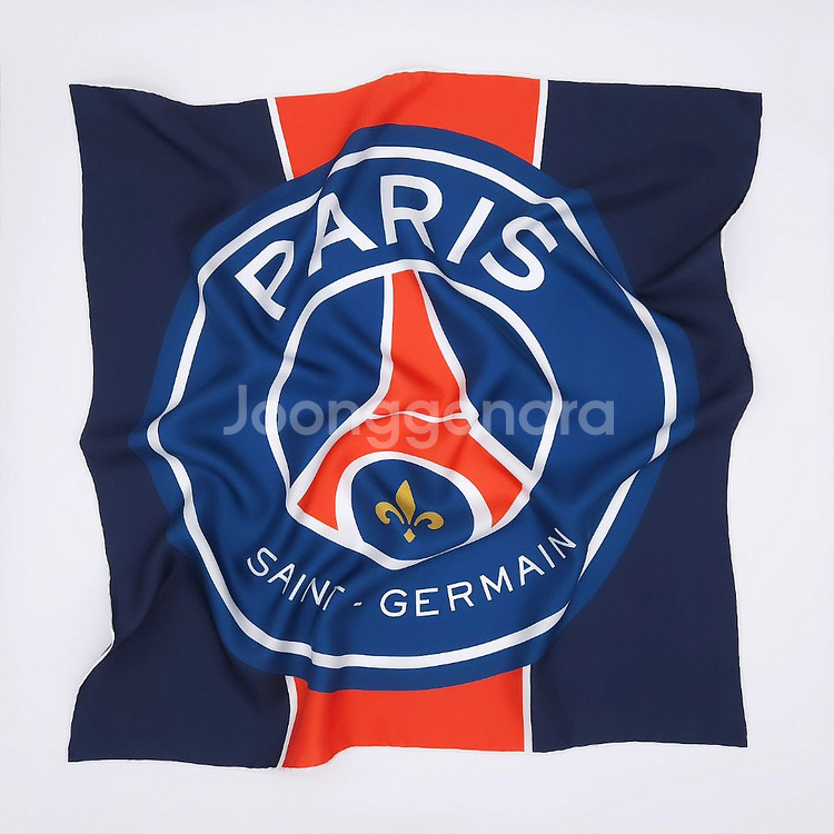 파리생제르망 로고 굿즈 머플러 PSG 이강인 실크스카프--0