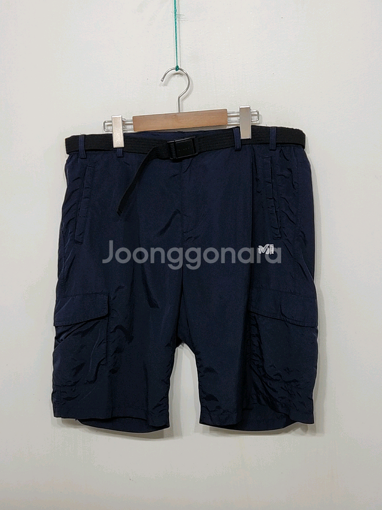(36) 밀레 카고 반바지 네이비 등산복 하프팬츠--0