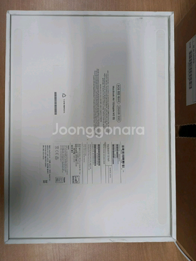 맥북 에어 M3칩 13인치 실버--7