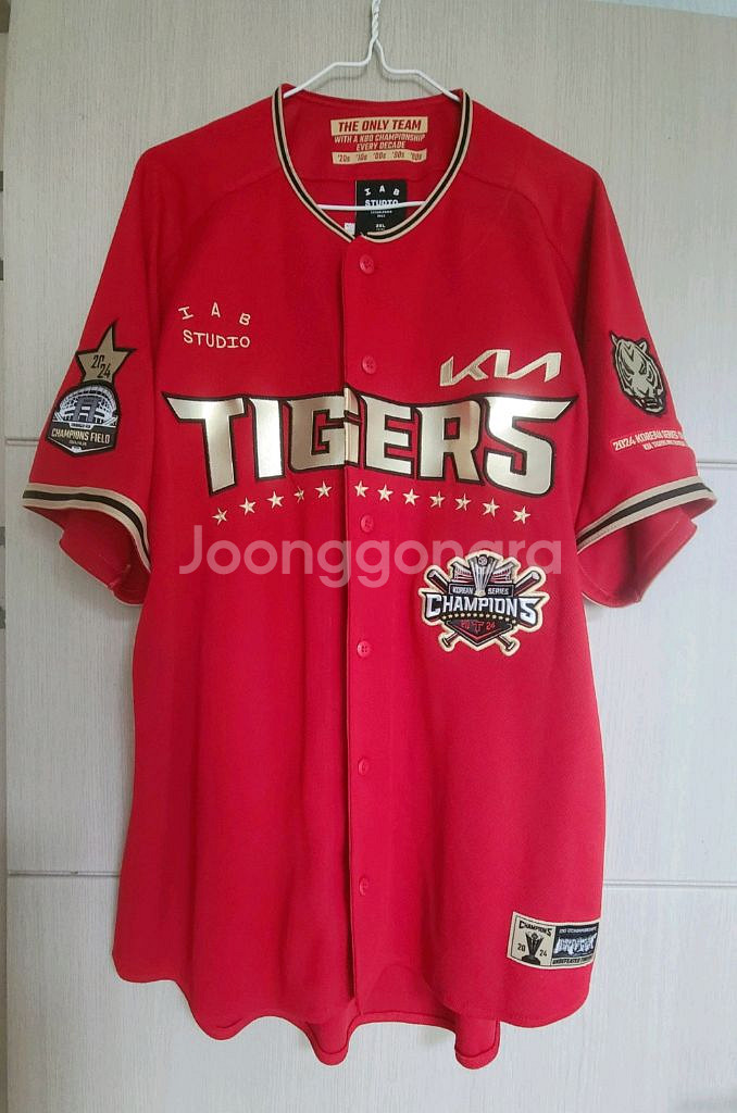 기아타이거즈 우승 유니폼 2XL--0