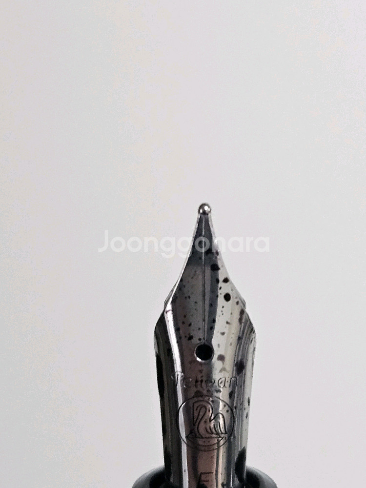 펠리칸 m205 블루마블 F닙 만년필--4