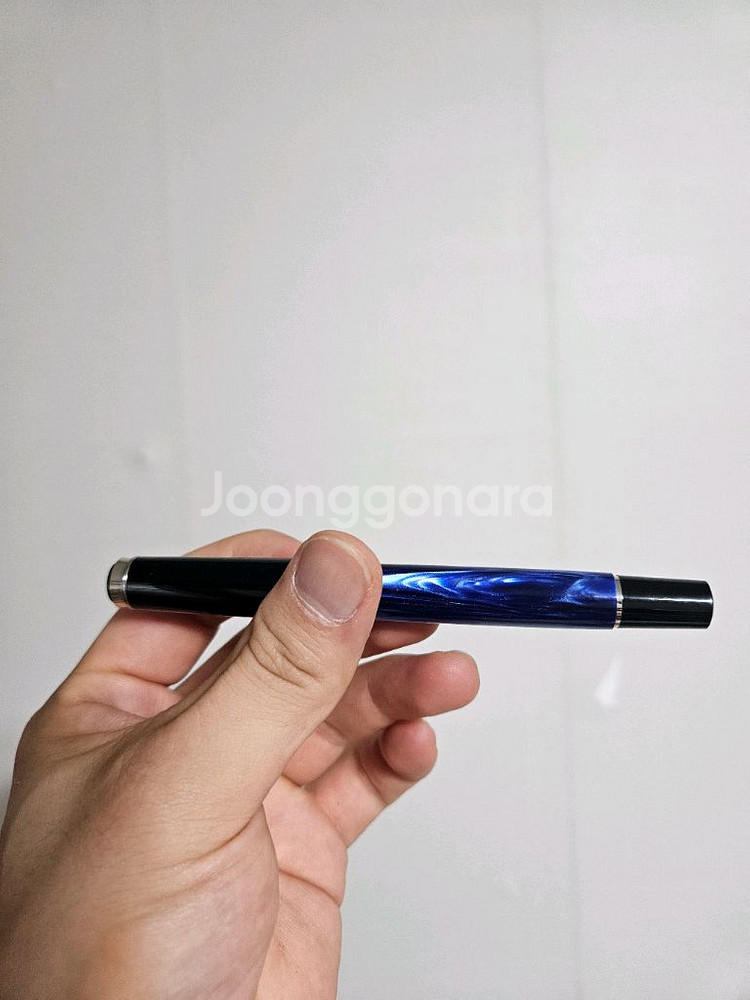 펠리칸 m205 블루마블 F닙 만년필--2