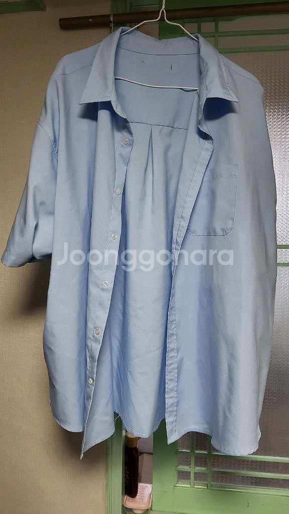 남성 소라 반팔 셔츠 3~4XL--0