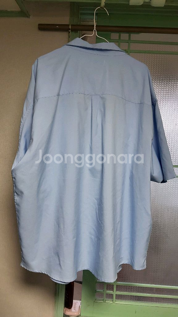 남성 소라 반팔 셔츠 3~4XL--1