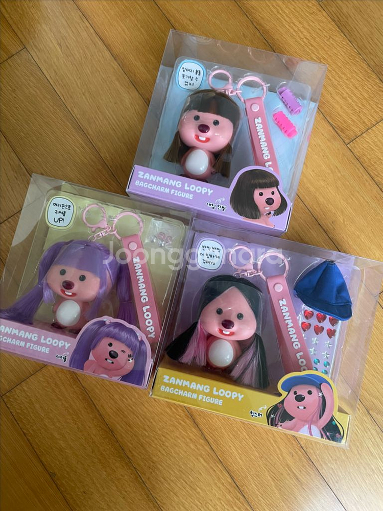 잔망루피X미미월드 콜라보 백참피규어 미발매/미개봉--0