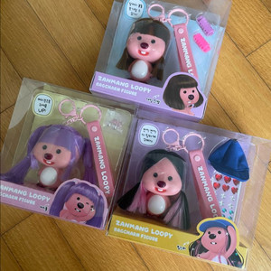 잔망루피X미미월드 콜라보 백참피규어 미발매/미개봉