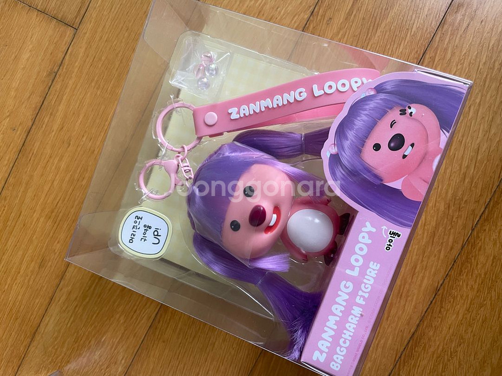 잔망루피X미미월드 콜라보 백참피규어 미발매/미개봉--3