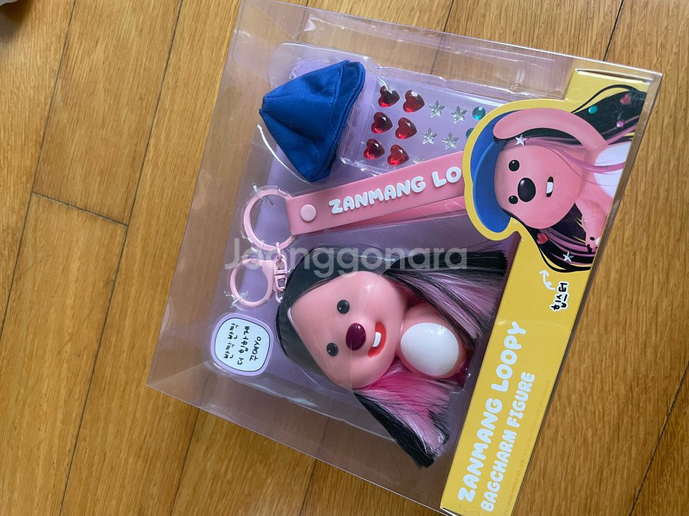 잔망루피X미미월드 콜라보 백참피규어 미발매/미개봉--5