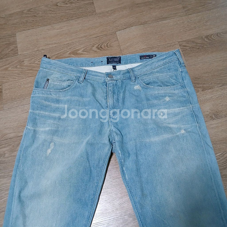 아르마니 남성36 인치 청바지--4
