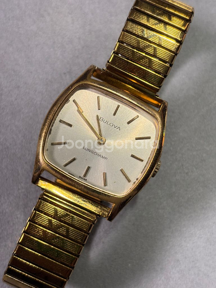 부로바 롱샴 Bulova Longchamp 빈티지 수동--0