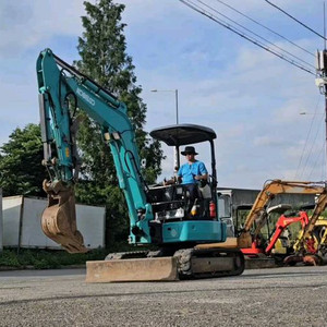 코벨코 SK35 19년식 집게장착 중고미니굴삭기