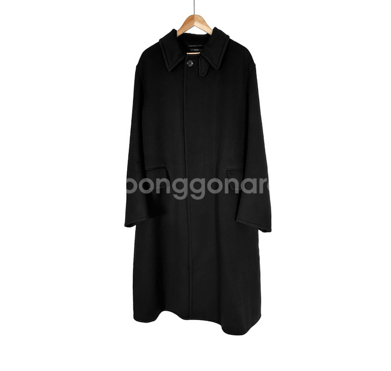 48] 톰포드 남성 울 싱글 브레스트 발마칸 코트 블랙--0