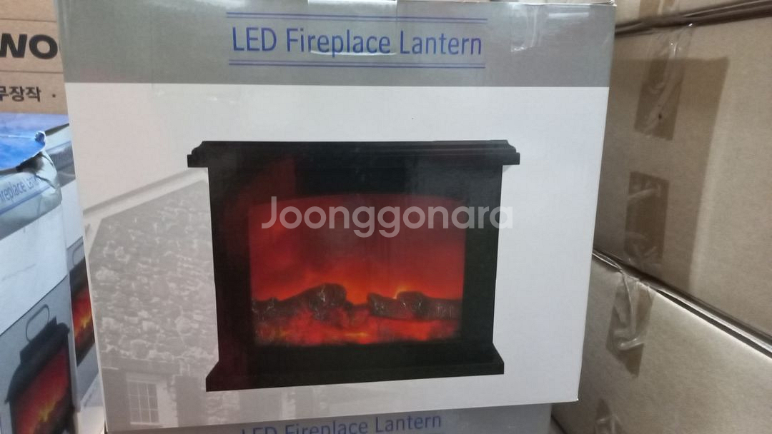 홈마인 불멍 벽난로 무드등 LED 블랙 2종--1