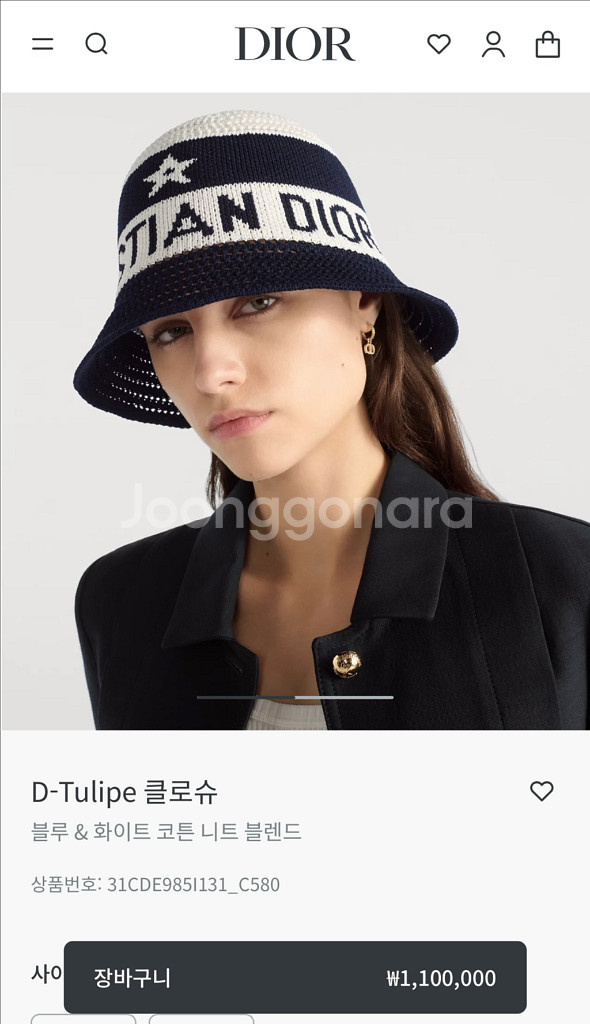 디올 D-Tulipe 클로슈--0