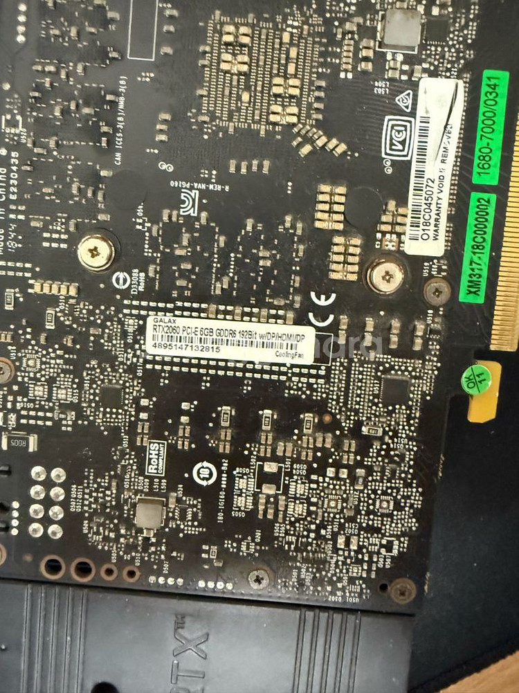 rtx 2060 6G--2