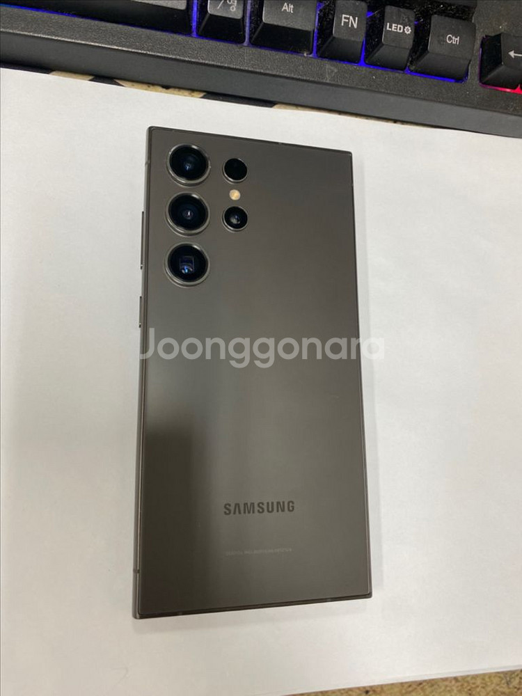 KT 갤럭시S24울트라 블랙 SS급 256G 무잔상--0