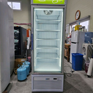 수직냉동고 아이스크림냉동고 간냉식 히팅도어