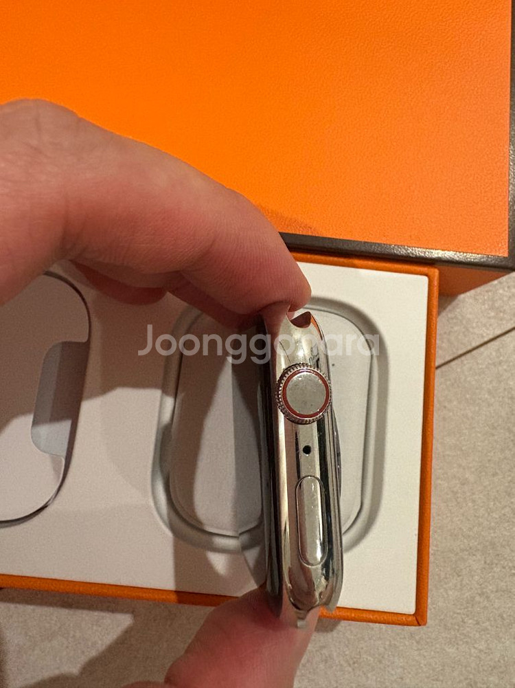 애플워치8 에르메스 45mm 풀박스--7