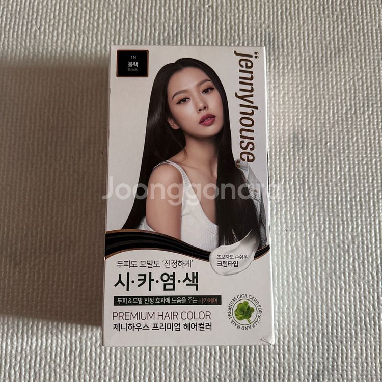 제니하우스 프리미엄 헤어염색약 블랙--0