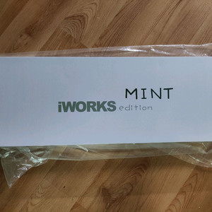 미개봉 마이크로닉스 iWORKS 민트 키보드마우스키캡