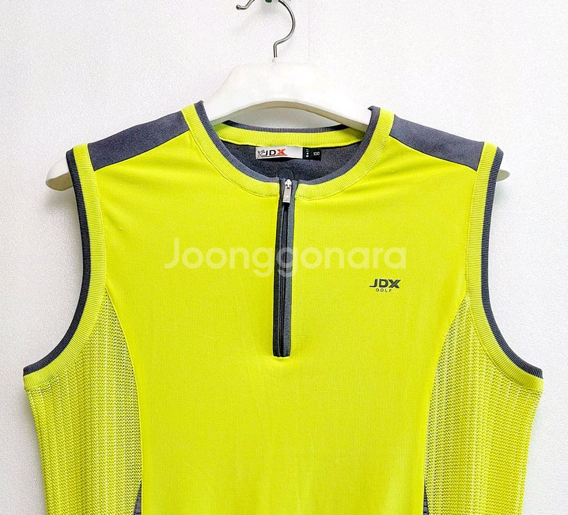 JDX 남성골프조끼100 반집업 골프웨어/택포--1