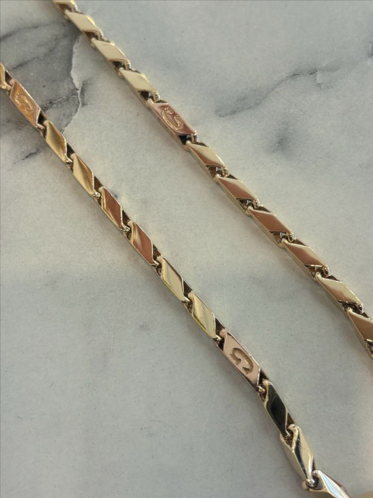 18k 대나무목걸이 10.38돈 남자금목걸이 이미지