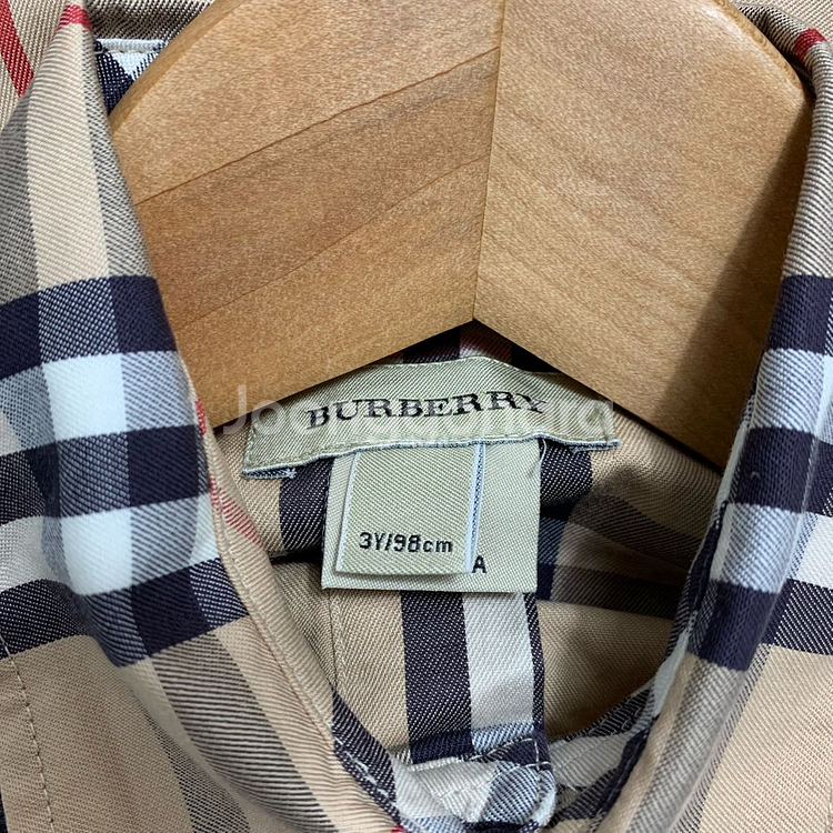 버버리(BURBERRY) 키즈 노바체크 긴팔 셔츠 3y--3