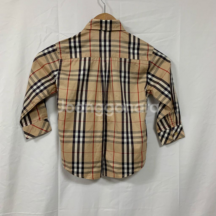버버리(BURBERRY) 키즈 노바체크 긴팔 셔츠 3y--1