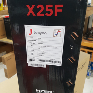 X25F 게이밍 모니터 무결점 신품