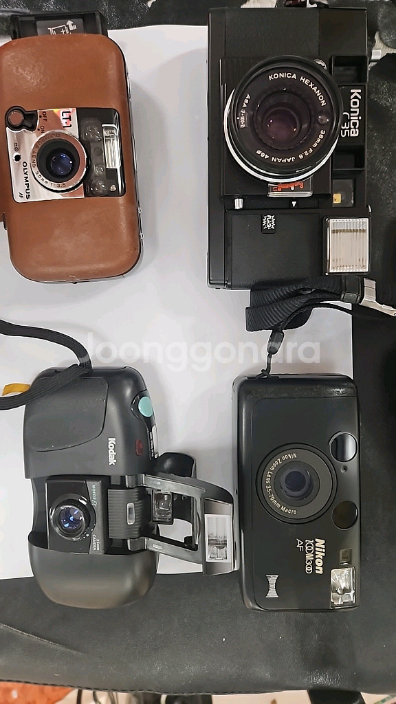 코니카 c35 니콘 줌3 올림푸스 Lt1 코닥 모터--0