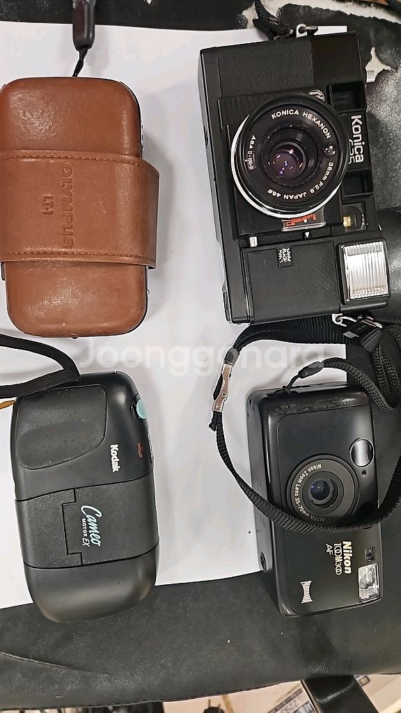 코니카 c35 니콘 줌3 올림푸스 Lt1 코닥 모터--2