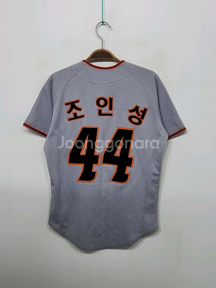 (M) 한화이글스 야구져지 반팔 조인성 마킹 유니폼--5