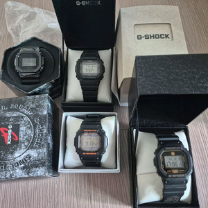 지샥 스퀘어 주우재 dw-5000R, gw-5000