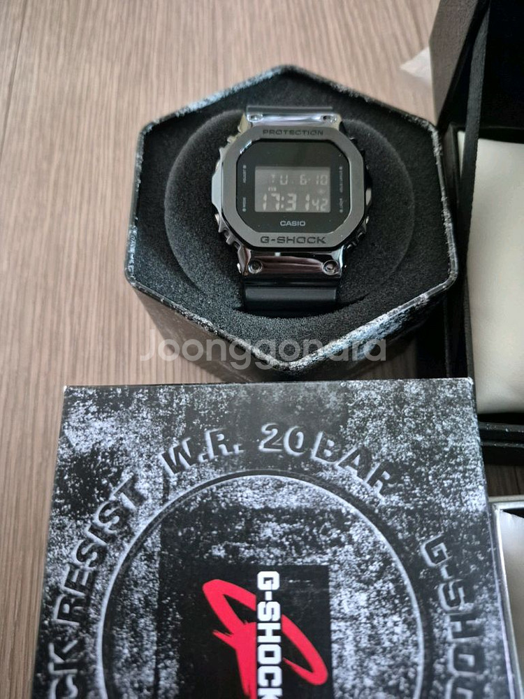 지샥 스퀘어 주우재 dw-5000R, gw-5000--2