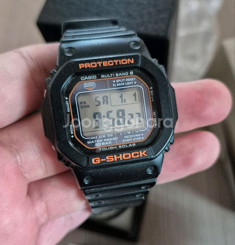 지샥 스퀘어 주우재 dw-5000R, gw-5000--4